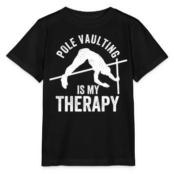 Fun Pole Vault Pole Vault - Stanley/Stella MINI CREATOR Kids’ T-Shirt - black - Front - Mikhail (115cm)