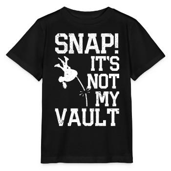 Fun Pole Vault Pole Vault - Stanley/Stella MINI CREATOR Kids’ T-Shirt - black - Front - Mikhail (115cm)