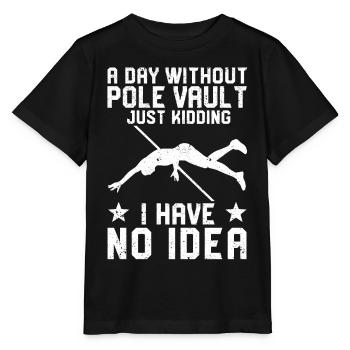 Fun Pole Vault Pole Vault - Stanley/Stella MINI CREATOR Kids’ T-Shirt - black - Front - Mikhail (115cm)
