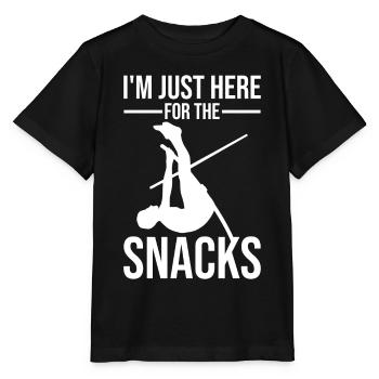 Saut à la perche amusant Saut à la perche - T-shirt bio MINI CREATOR Stanley/Stella Enfant - noir - Devant - Mikhail (115cm)