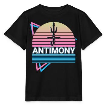 Antimony Alchemy Retro - Stanley/Stella MINI CREATOR Kids’ T-Shirt - black - Front - Mikhail (115cm)