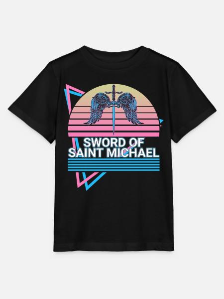 Das Schwert des Heiligen Michael - Stanley/Stella Kinder T-Shirt MINI CREATOR - Schwarz