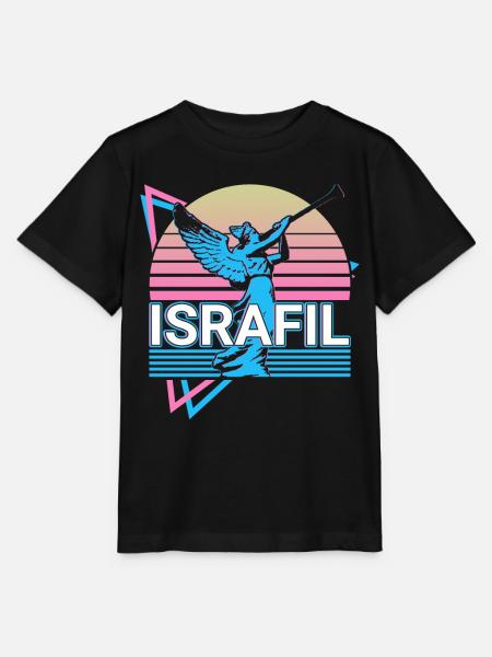 Israfil Erzengel Retro - Stanley/Stella Kinder T-Shirt MINI CREATOR  - Schwarz