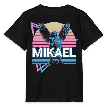 Mikael Archangel Retro - Stanley/Stella MINI CREATOR Kids’ T-Shirt - black - Front - Mikhail (115cm)