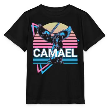 Camael Archangel Khamuel Retro - Stanley/Stella MINI CREATOR Kids’ T-Shirt - black - Front - Mikhail (115cm)