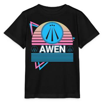 Awen Druide Paganisme Celtique Wiccan Rétro - T-shirt bio MINI CREATOR Stanley/Stella Enfant - noir - Devant - Mikhail (115cm)