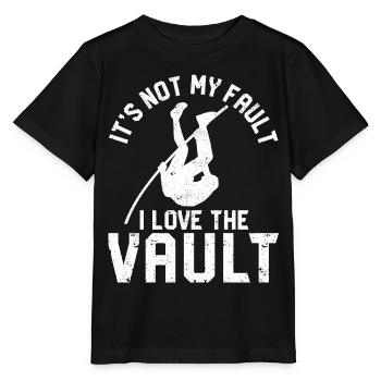 Fun Pole Vault Pole Vault Pole Vault - Stanley/Stella MINI CREATOR Kids’ T-Shirt - black - Front - Mikhail (115cm)