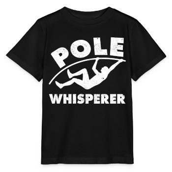 drôle saut à la perche saut à la perche saut à la perche - T-shirt bio MINI CREATOR Stanley/Stella Enfant - noir - Devant - Mikhail (115cm)