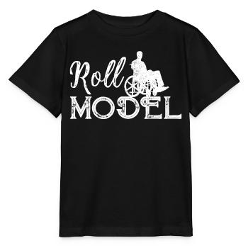 Funny Paraplegic Handicap Rollstuhl Querschnittslä - Stanley/Stella Kinder T-Shirt MINI CREATOR  - Schwarz - Vorne - Mikhail (115cm)