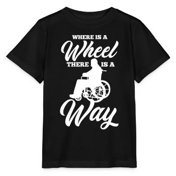 Funny Spinal Cord Injury Wheelchair Cross-Section - Stanley/Stella MINI CREATOR Kids’ T-Shirt - black - Front - Mikhail (115cm)