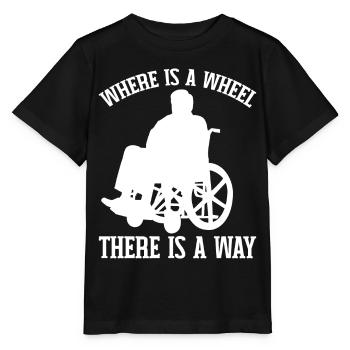 Funny Spinal Cord Injury Wheelchair Cross-Section - Stanley/Stella MINI CREATOR Kids’ T-Shirt - black - Front - Mikhail (115cm)