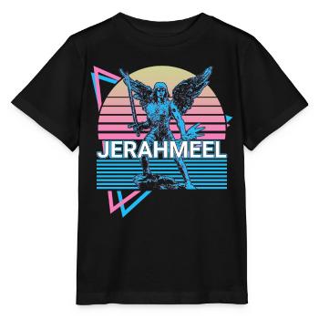 Jerahmeel Saint Jerahmeel Archangel Retro - Stanley/Stella MINI CREATOR Kids’ T-Shirt - black - Front - Mikhail (115cm)