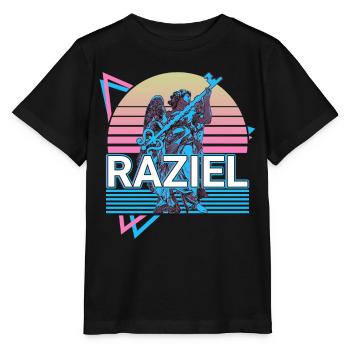 Raziel Archangel Hebrew mythology Jewish Ret - Stanley/Stella MINI CREATOR Kids’ T-Shirt - black - Front - Mikhail (115cm)