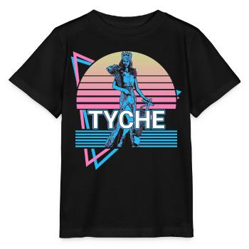 Tyche Göttin des Glücks und der Fortuna Retro - Stanley/Stella Kinder T-Shirt MINI CREATOR  - Schwarz - Vorne - Mikhail (115cm)
