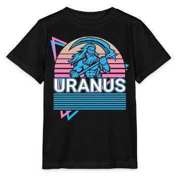 Uranus Dieu grec Mythe grec antique - T-shirt bio MINI CREATOR Stanley/Stella Enfant - noir - Devant - Mikhail (115cm)