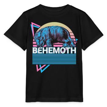 Behemoth Retro Jewish Mythology Hebrew - Stanley/Stella MINI CREATOR Kids’ T-Shirt - black - Front - Mikhail (115cm)