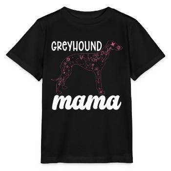 Greyhound Racing Greyhound Mama Greyhound Racer - Stanley/Stella MINI CREATOR Kids’ T-Shirt - black - Front - Mikhail (115cm)