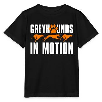 Greyhound Racing Greyhounds Race Greyhound Racer - Stanley/Stella MINI CREATOR Kids’ T-Shirt - black - Front - Mikhail (115cm)