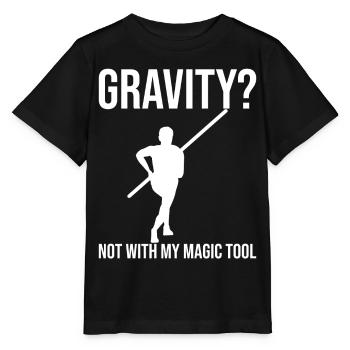 Fun Pole Vault Pole Vault Pole Vault - Stanley/Stella MINI CREATOR Kids’ T-Shirt - black - Front - Mikhail (115cm)