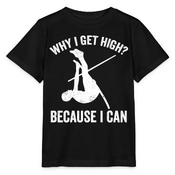 Fun Pole Vault Pole Vault Pole Vault - Stanley/Stella MINI CREATOR Kids’ T-Shirt - black - Front - Mikhail (115cm)