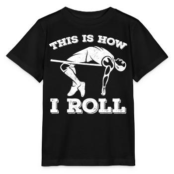 Fun Pole Vault Pole Vault Pole Vault - Stanley/Stella MINI CREATOR Kids’ T-Shirt - black - Front - Mikhail (115cm)