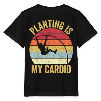 Fun Pole Vault Pole Vault - Stanley/Stella MINI CREATOR Kids’ T-Shirt - black - Front - Mikhail (115cm)