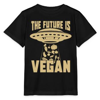 Vegan Diet The Future Is Meatless Vegan Diet Lover - Stanley/Stella MINI CREATOR Kids’ T-Shirt - black - Front - Mikhail (115cm)