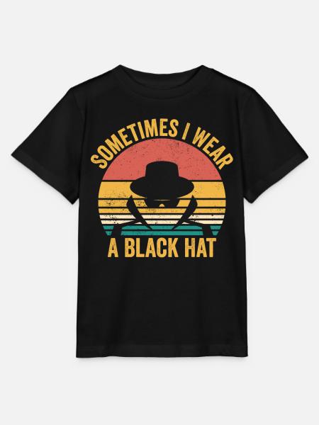 Cybersecurity Computersicherheit Cybersecurity - Stanley/Stella Kinder T-Shirt MINI CREATOR  - Schwarz