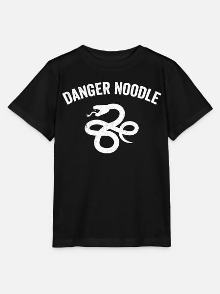 Schlange Gefahr Nudel - Stanley/Stella Kinder T-Shirt MINI CREATOR - Schwarz