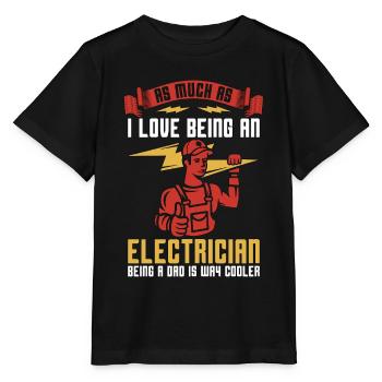 Electronics Repair As Much As I Love Repair Worker - Stanley/Stella MINI CREATOR Kids’ T-Shirt - black - Front - Mikhail (115cm)