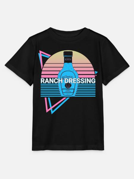 Ranch-Dressing Retro - Stanley/Stella Kinder T-Shirt MINI CREATOR  - Schwarz