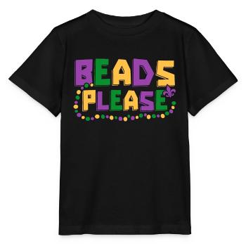 Perles Perles S’il vous plaît Artisanat Perles Bijoux Perles - T-shirt bio MINI CREATOR Stanley/Stella Enfant - noir - Devant - Mikhail (115cm)