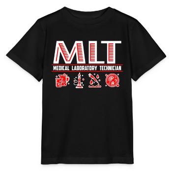 Technicien de laboratoire Médical Science de laboratoire Médical - T-shirt bio MINI CREATOR Stanley/Stella Enfant - noir - Devant - Mikhail (115cm)