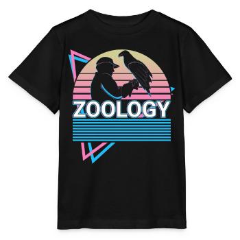 Zoologie Zoologiste Rétro - T-shirt bio MINI CREATOR Stanley/Stella Enfant - noir - Devant - Mikhail (115cm)