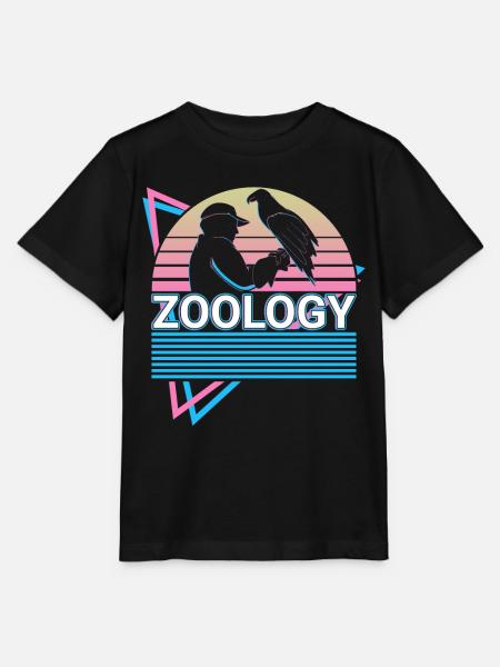 Zoologie Zoologe Retro - Stanley/Stella Kinder T-Shirt MINI CREATOR  - Schwarz