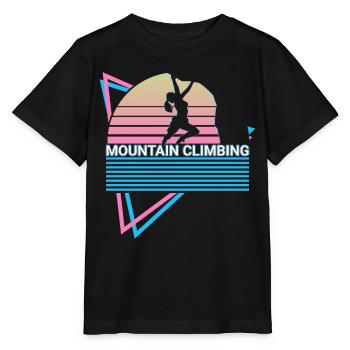 Bergsteigen Bergsteiger Retro - Stanley/Stella Kinder T-Shirt MINI CREATOR  - Schwarz - Vorne - Mikhail (115cm)