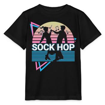 Sock Hop Retro - Stanley/Stella MINI CREATOR Kids’ T-Shirt - black - Front - Mikhail (115cm)