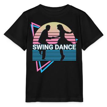 Swing Dance Swing Dance Retro - Stanley/Stella MINI CREATOR Kids’ T-Shirt - black - Front - Mikhail (115cm)