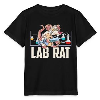 Lab Technician Lab Rat Science Clinical Laboratory - Stanley/Stella Kinder T-Shirt MINI CREATOR  - Schwarz - Vorne - Mikhail (115cm)