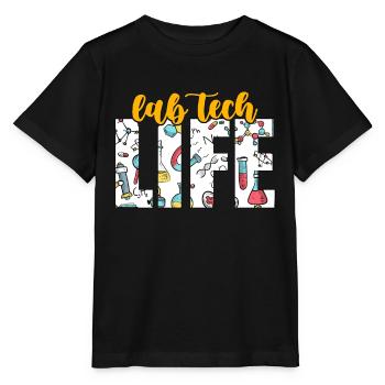 Lab Technician Lab Tech Life Laboratory Scientist - Stanley/Stella Kinder T-Shirt MINI CREATOR  - Schwarz - Vorne - Mikhail (115cm)