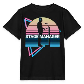 Stage Manager Retro - Stanley/Stella MINI CREATOR Kids’ T-Shirt - black - Front - Mikhail (115cm)