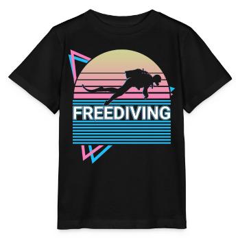 Freediving Freediver Retro - Stanley/Stella MINI CREATOR Kids’ T-Shirt - black - Front - Mikhail (115cm)