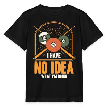 Billiard Gift Idea Billiard Player Pool Snooker - Stanley/Stella MINI CREATOR Kids’ T-Shirt - black - Front - Mikhail (115cm)