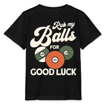 Billiard Gift Idea Billiard Player Pool Snooker - Stanley/Stella MINI CREATOR Kids’ T-Shirt - black - Front - Mikhail (115cm)