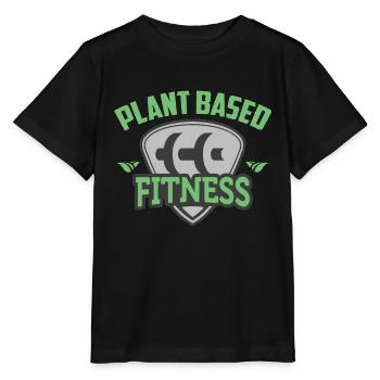 Vegan Diet Plant Based Fitness Meat Free Veganism - Stanley/Stella MINI CREATOR Kids’ T-Shirt - black - Front - Mikhail (115cm)