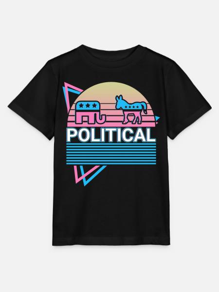 Politischer Retro-Politiker - Stanley/Stella Kinder T-Shirt MINI CREATOR  - Schwarz