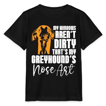 Greyhound Racing Mon Windows Rescue Greyhound Racer - T-shirt bio MINI CREATOR Stanley/Stella Enfant - noir - Devant - Mikhail (115cm)
