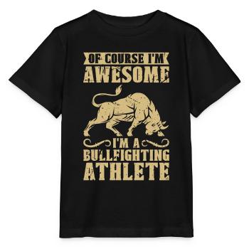 La tauromachie bien sûr, je suis génial aime la corrida - T-shirt bio MINI CREATOR Stanley/Stella Enfant - noir - Devant - Mikhail (115cm)