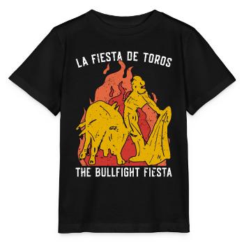 La tauromachie La Fiesta De Toros aime le clown de rodéo - T-shirt bio MINI CREATOR Stanley/Stella Enfant - noir - Devant - Mikhail (115cm)