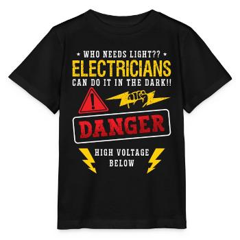 Electronics Repair Who Needs Light Repair Worker - Stanley/Stella MINI CREATOR Kids’ T-Shirt - black - Front - Mikhail (115cm)